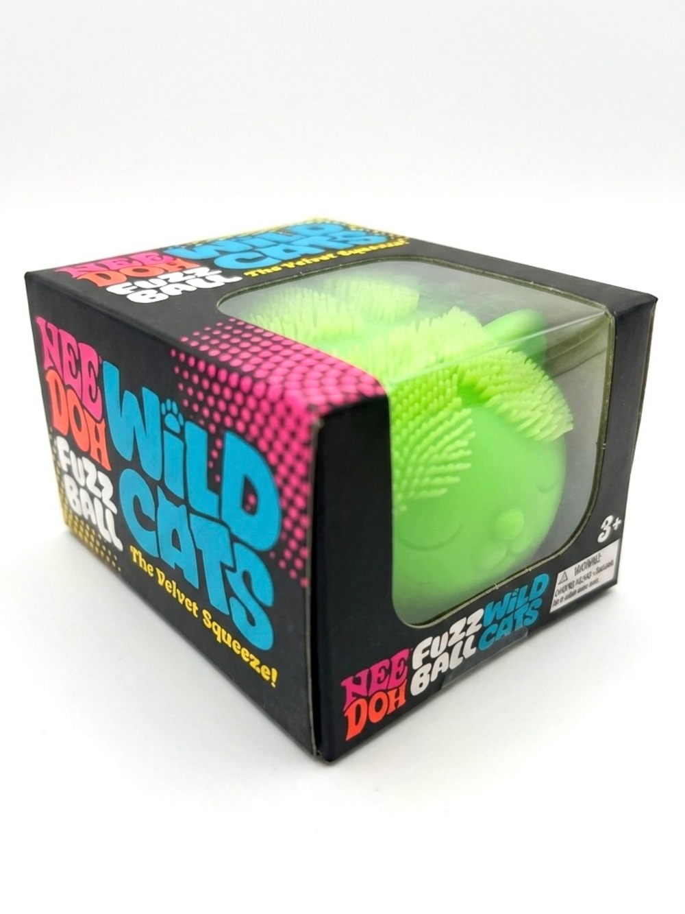 Nee Doh Wild Cats fuzz ball Green 💚 NEW Sealed Authentic RARE NeeDoh Wildcat